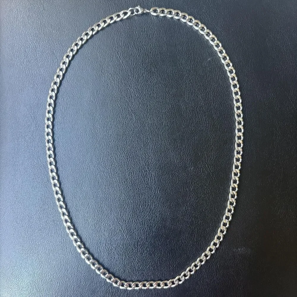 Unbranded Men's Silver and Black Jewellery